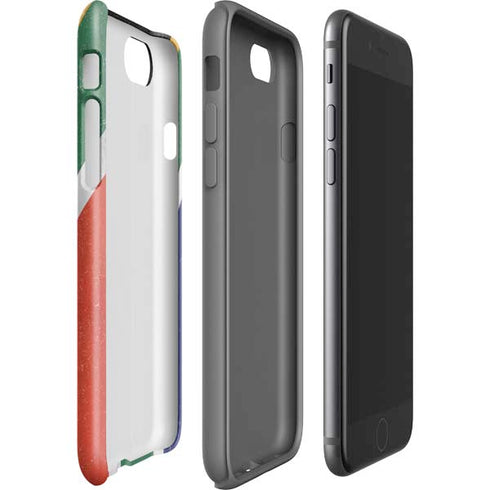 South Africa Flag Distressed iPhone SE (2nd & 3rd Gen) Pro Case